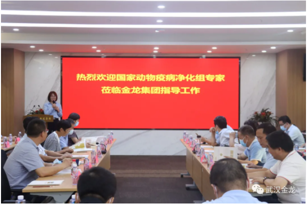 熱烈歡迎國家動(dòng)物疫病凈化專家組蒞臨金龍集團(tuán)指導(dǎo)調(diào)研